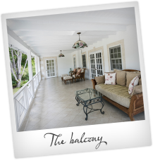 The balcony