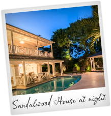 Sandalwood House at Night